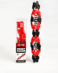 LUX BLOX Red and Black Fidget Flexers! 728028468144 LUX-FFRB