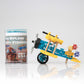 Mini Planes  Blue Biplane