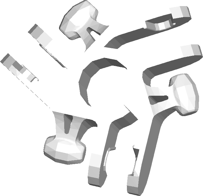 Lux Blox Tri Blox White