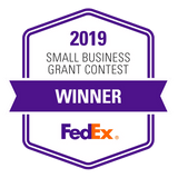 FEDex 2019 Small Business Grant Contest Winner Badge