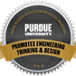 Purdue University Promotes Engineering Thinking and Design Award Badge