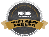 Purdue University Promotes Engineering Thinking and Design Award Badge