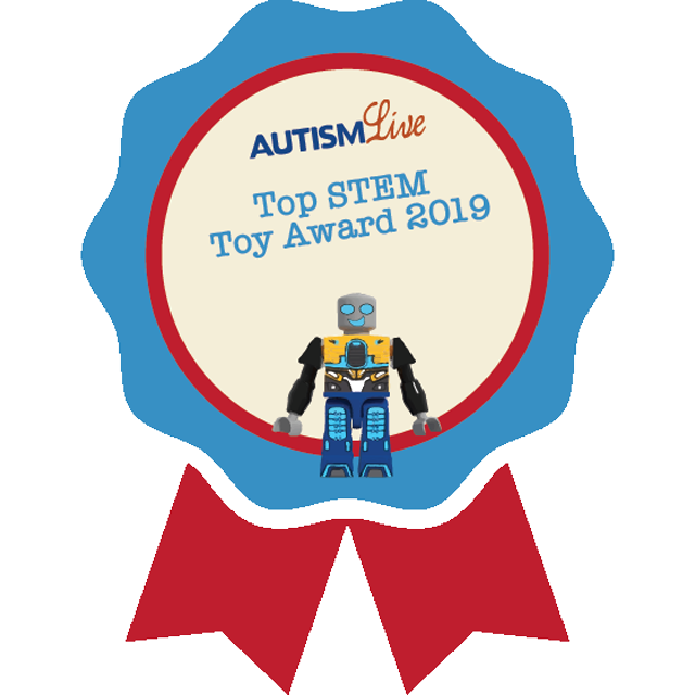 Autism Live 2019 Top STEM Toy Award Badge
