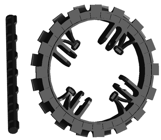 Lux blox Axel and Wheel
