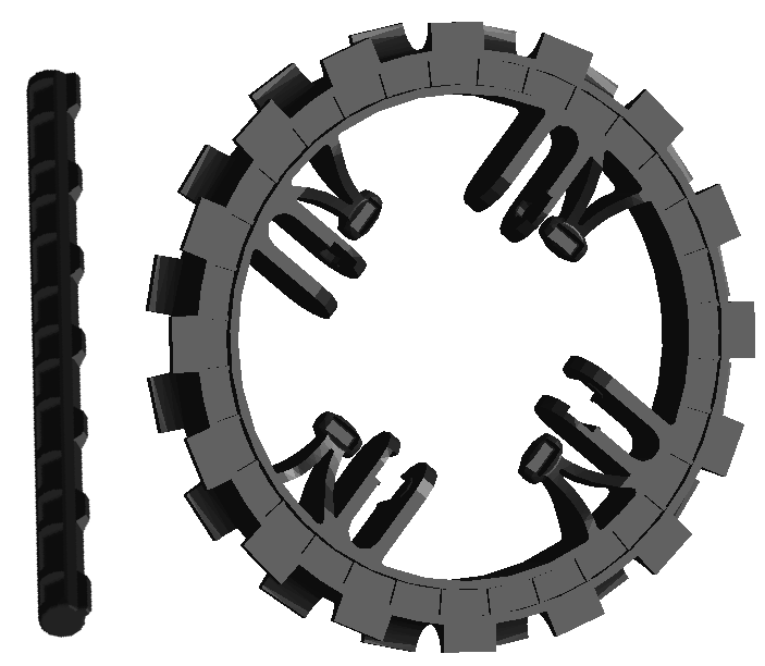 Lux blox Axel and Wheel