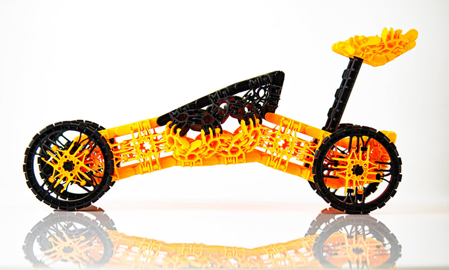 LUX BLOX Model Kit Motorcycle / Car 2-in-1 Fun 100 Piece Starter Pack 728028479362 LUX-100