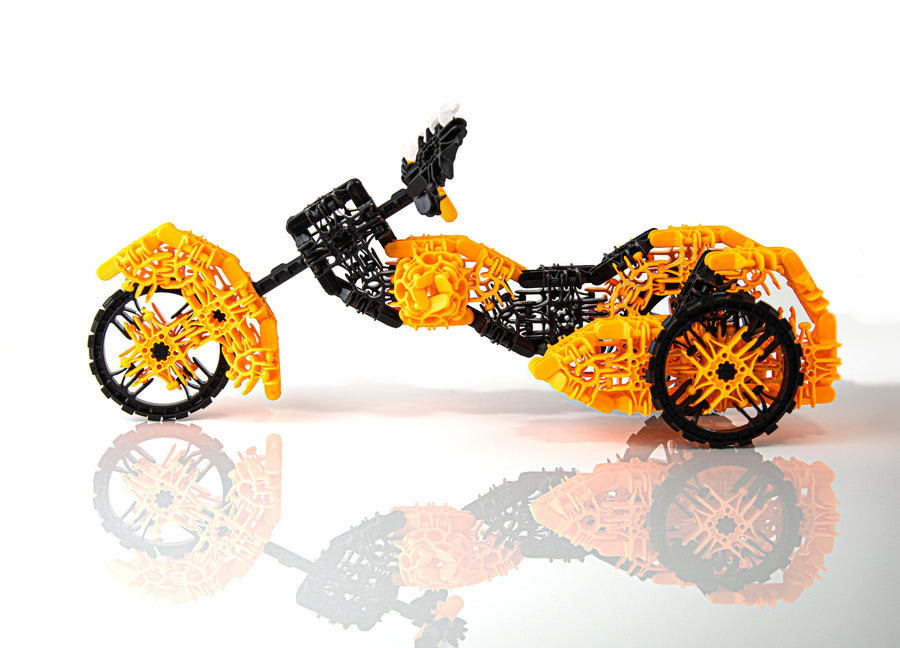 LUX BLOX Model Kit Motorcycle / Car 2-in-1 Fun 100 Piece Starter Pack 728028479362 LUX-100
