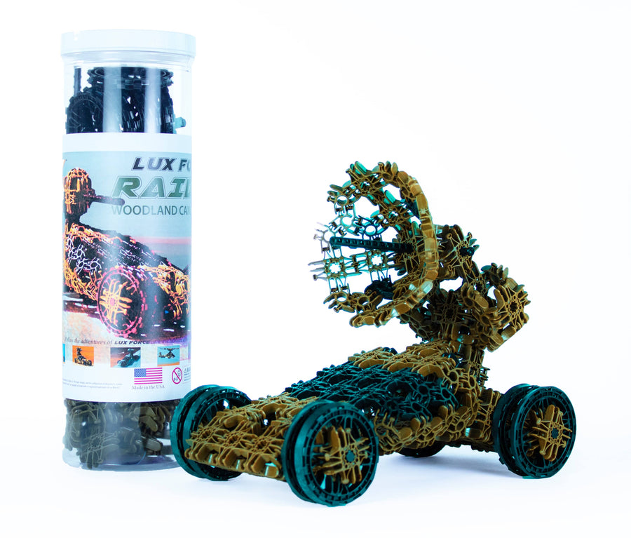 LUX BLOX Woodland Camouflage Lux Force Raider - Bonus Mod Included! 728028468229 LUX-LFWR
