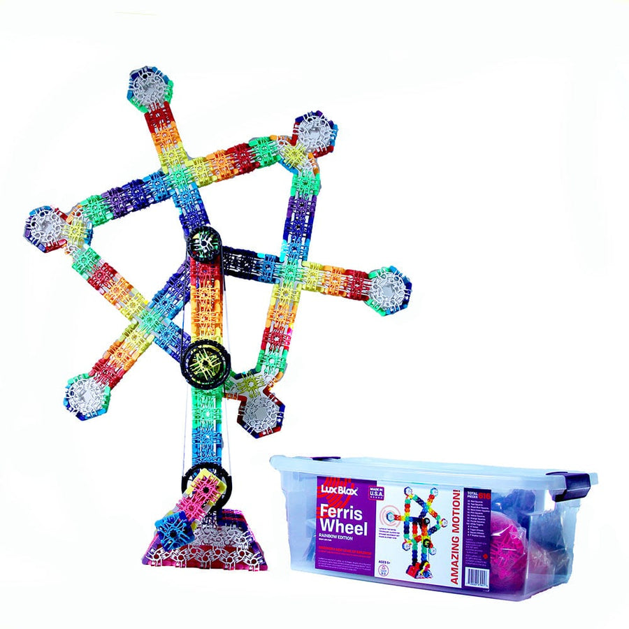 LUX BLOX Rainbow Ferris Wheel – Rainbow Edition 728028479416 LUX-FWR