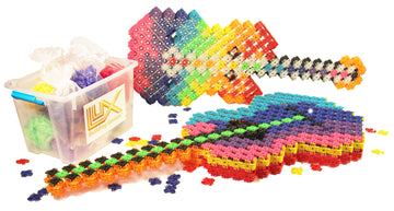 LUX BLOX FreeStyle 1000 Piece Build Anything Bin 728028440072 LUX-STB